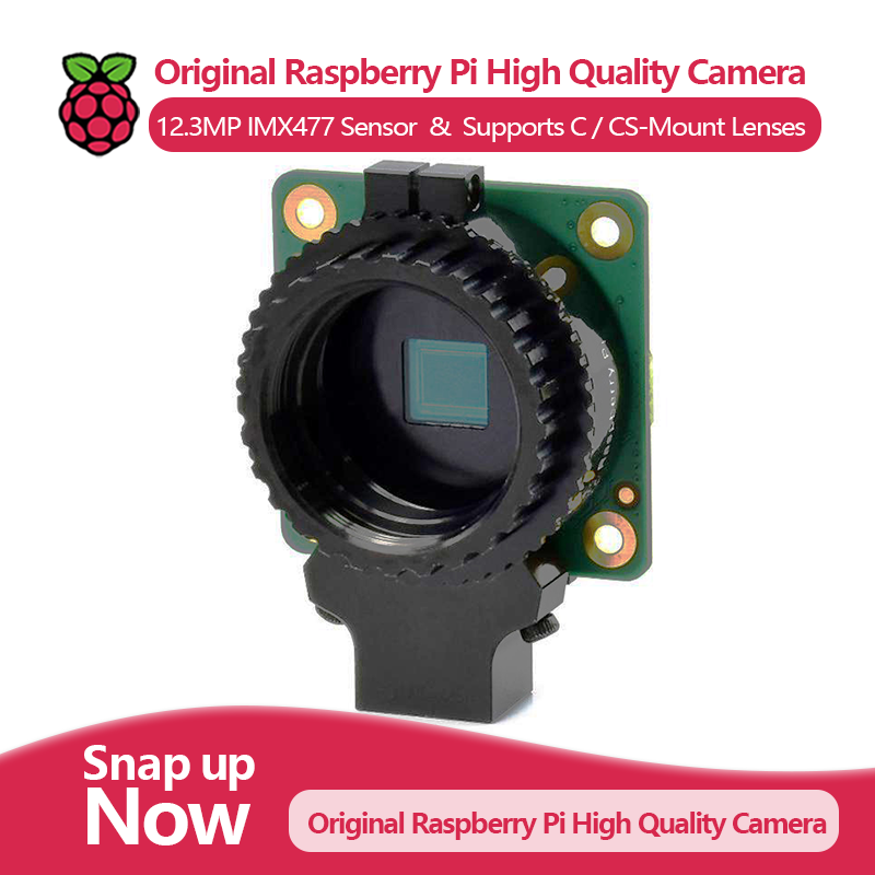 Raspberry Pi Global Shutter Camera Imx296 - Оригинальная высококачественная камера Raspberry Pi, датчик