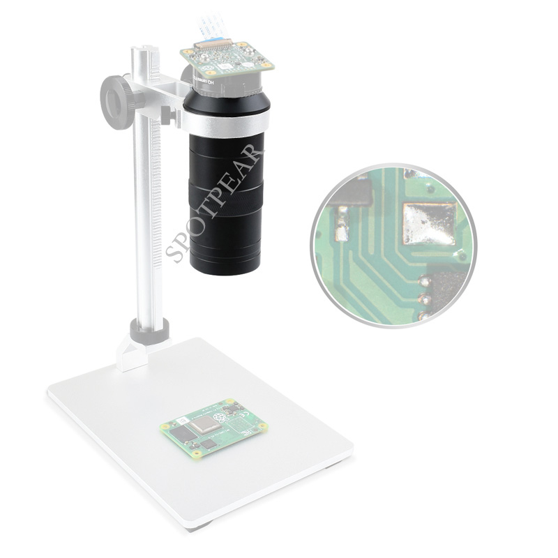 Raspberry Pi Hq Camera Microscope Lens - Промышленный объектив для микроскопа Raspberry Pi