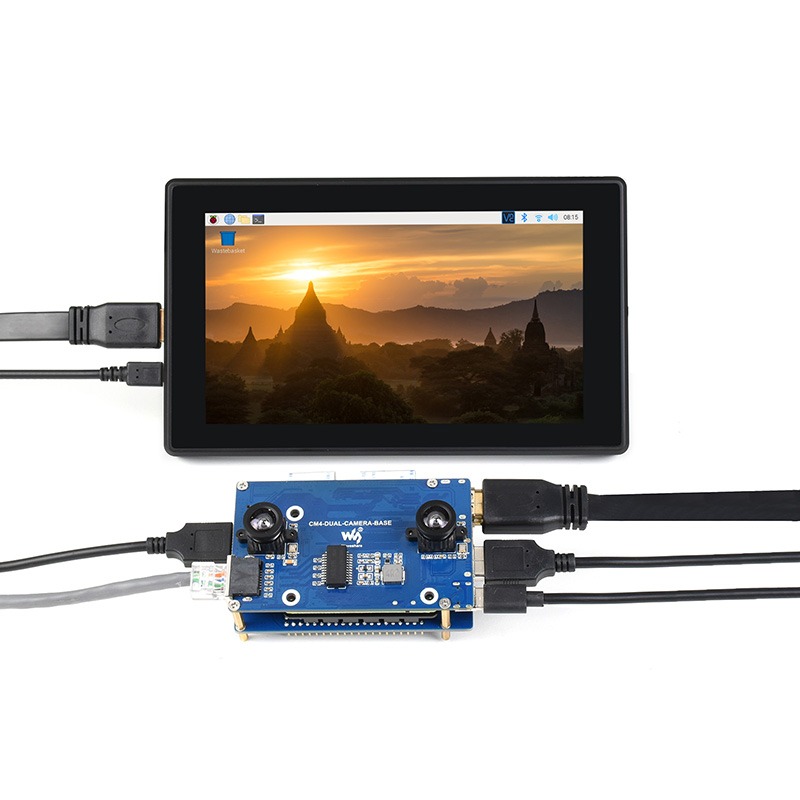 Популярная плата расширения би – обзор и цена Raspberry Pi Compute Module 4 Dual Camera Board